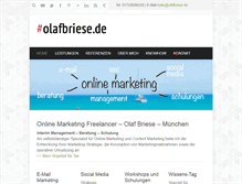 Tablet Screenshot of olafbriese.de